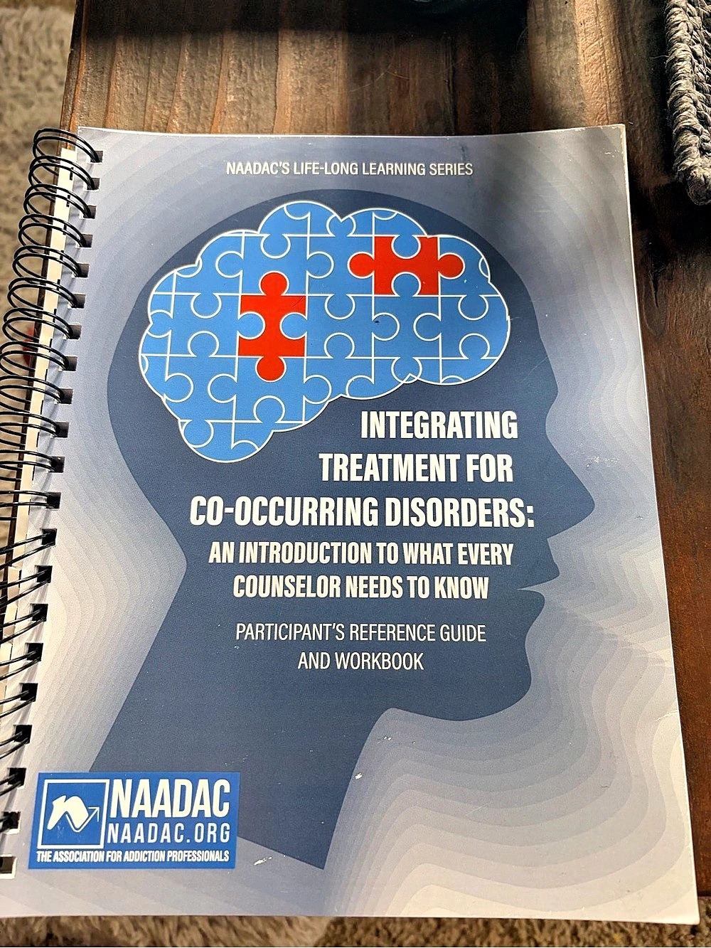 NAADAC Integrating Treatment for Co-Occurring Disorders: Workbook